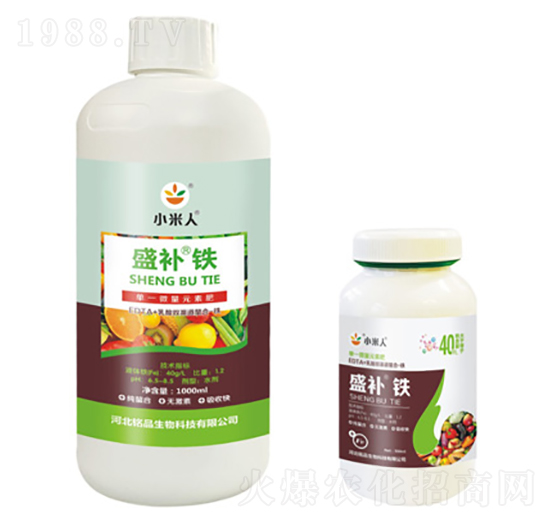 瓶裝盛補(bǔ)鐵-小米人-銘品生物