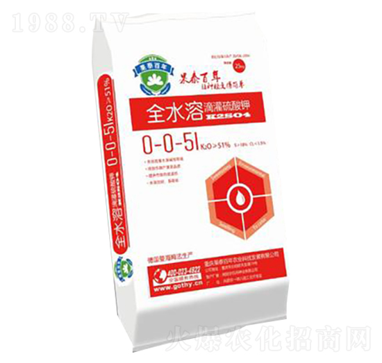 全水溶滴灌硫酸鉀0-0-51-果泰百年
