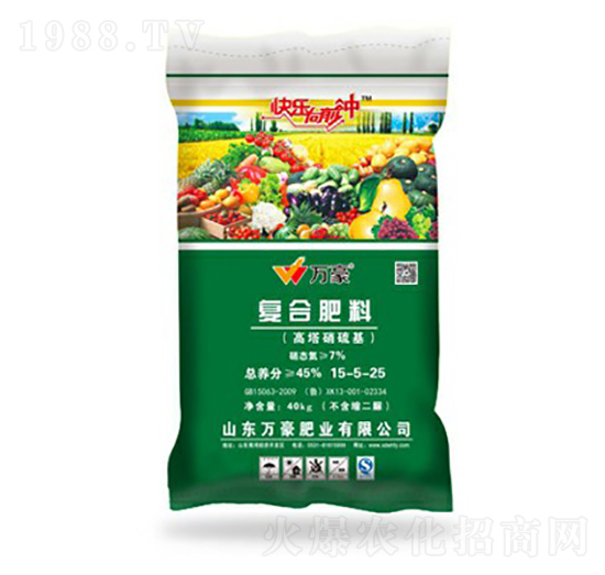 高塔硝硫基復(fù)合肥15-5-25-萬(wàn)豪