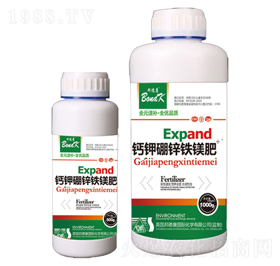 鈣鉀硼鋅鐵鎂肥-威力施