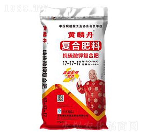 純硫酸鉀復(fù)合肥料17-17-17-黃磷丹
