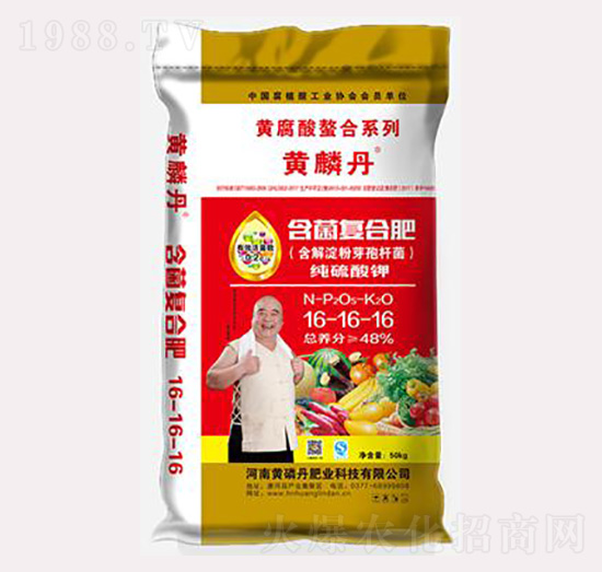 含菌復合肥料16-16-16-黃磷丹