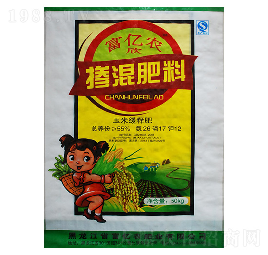 玉米緩釋摻混肥料26-17-12-富億農