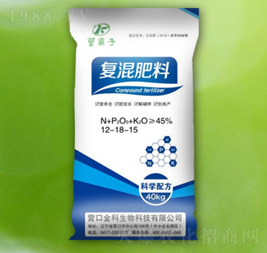 復混肥料12-18-15-營離子-金科生物
