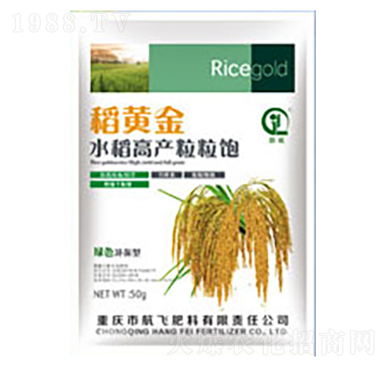 水稻高產粒粒飽-稻黃金-白市化工
