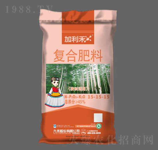 桉樹適用復合肥料15-15-15-加利禾-九禾股份