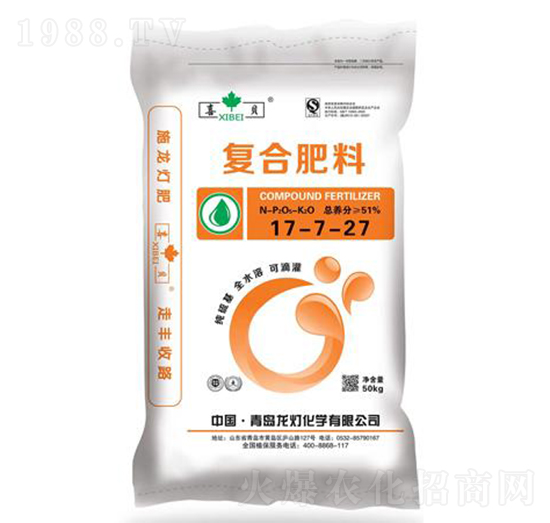 50kg復(fù)合肥17-7-27-龍燈