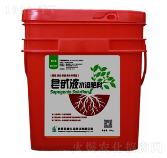 皂甙液水溶肥料含菌平衡沖施型-永春生態(tài)