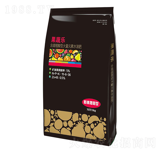 膨果增甜型含腐植酸型大量元素水溶肥-果蔬樂(lè)-浩達(dá)生物