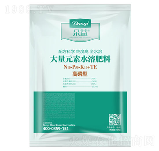 高磷型大量元素水溶肥料10-50-10+TE-朵益農(nóng)業(yè)
