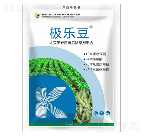 大豆田專用苗后除草劑組合-極樂(lè)豆-康普捷