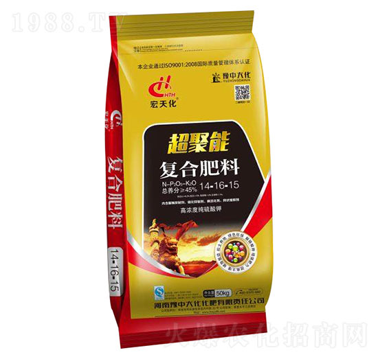 超聚能復(fù)合肥料14-16-15-豫中大化
