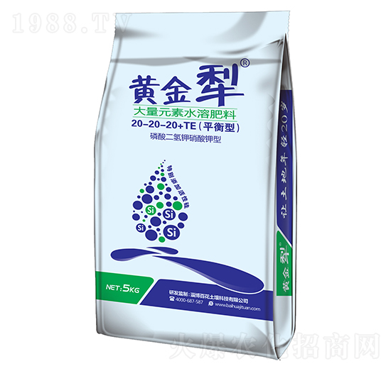平衡型大量元素水溶肥20-20-20-黃金犁-百花集團(tuán)