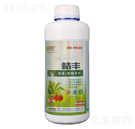 柑橘臍橙專(zhuān)用含氨基酸水溶肥料-桔豐-韓金-韓邦肥業(yè)