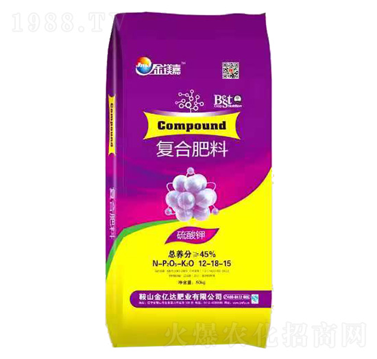 硫酸鉀復(fù)合肥料15-15-15-金每嘉-金億達(dá)肥業(yè)