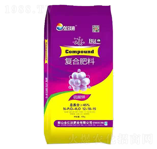 硫酸鉀復(fù)合肥料12-18-15-金每嘉-金億達(dá)肥業(yè)
