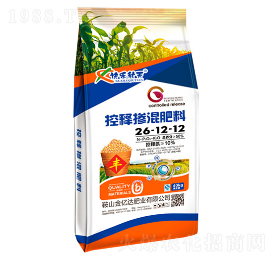 控釋摻混肥料26-12-12-快樂秋天-金億達(dá)肥業(yè)