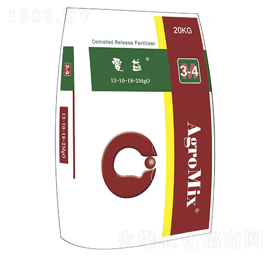 20kg控釋配方摻混肥料13-10-18+2MgO+TE-愛益-愛益七海