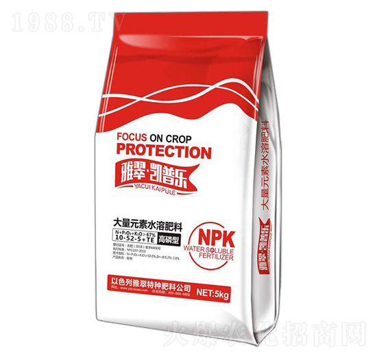 高磷型大量元素水溶肥料10-52-5+TE-凱普樂(lè)-雅翠生物