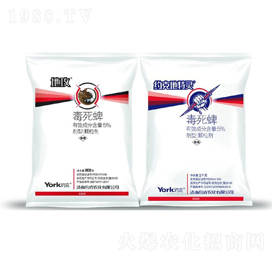 5%毒死蜱顆粒劑-地攻/地特靈-約克農化
