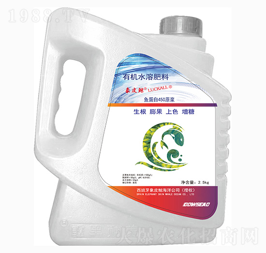 有機(jī)水溶肥料-魚蛋白450原漿-象皮鯨-杜斯農(nóng)