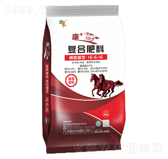 硝氯基型復合肥料16-6-16-康+-九禾