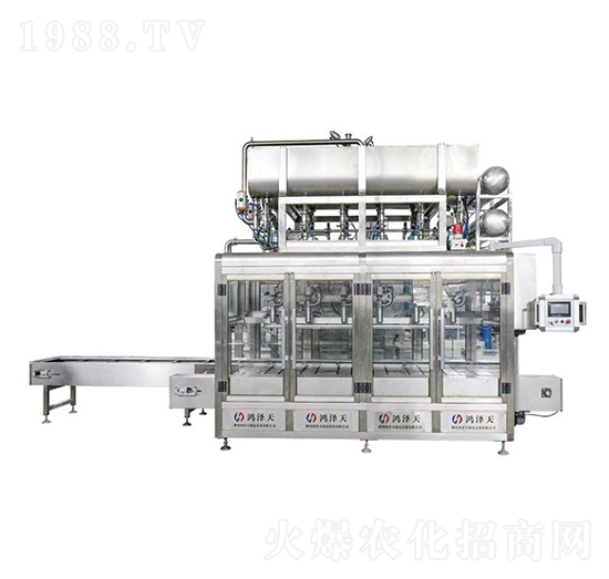 6頭三排側(cè)推式高精度稱(chēng)重灌裝機(jī)(款式二)-鴻澤天