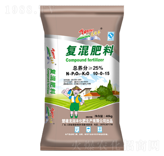 復混肥料10-0-15（灰）-龍潤豐