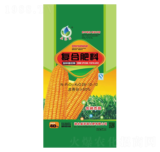 加鋅緩控釋復(fù)合肥料26-12-12-盛澤源化肥