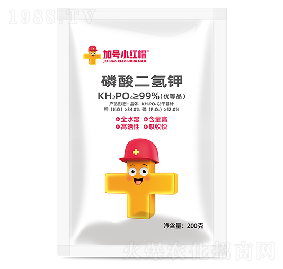 晶體型磷酸二氫鉀200克-加號(hào)小紅帽