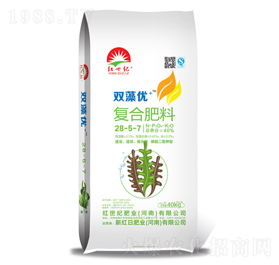 雙藻優(yōu)+復(fù)合肥料28-5-7-紅世紀(jì)