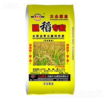 水稻專用返青分蘗柯杈肥-強(qiáng)稻專家-大眾肥業(yè)