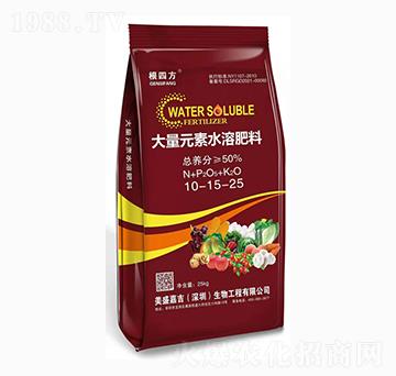 大量元素水溶肥料10-15-25-根四方-美盛嘉吉