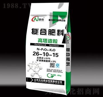 高塔造粒復合肥26-10-15-大化肥業(yè)