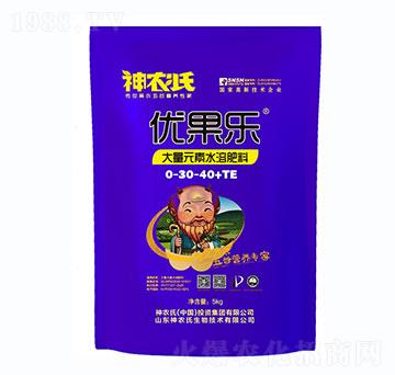 高磷高鉀型大量元素水溶肥料0-30-40+TE-優(yōu)果樂(lè)-神農(nóng)氏