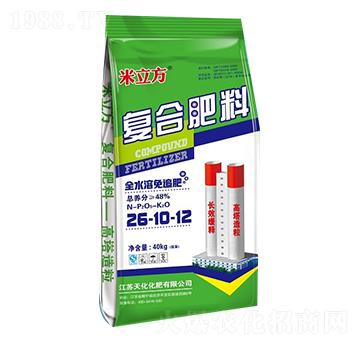 長(zhǎng)效緩釋復(fù)合肥料26-10-12-米立方