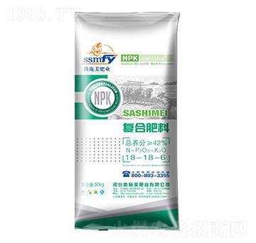 撒施美復合肥料18-18-6-撒施美