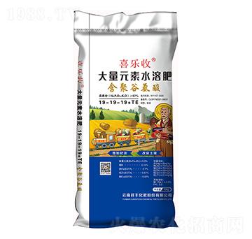 含聚谷氨酸大量元素水溶肥19-19-19+TE-喜樂收-祥豐集團(tuán)