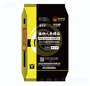 高鉀型小分子碳基礦物源黃腐酸鉀10-2-30-植物人參精品-海沃豐-海沃達生物