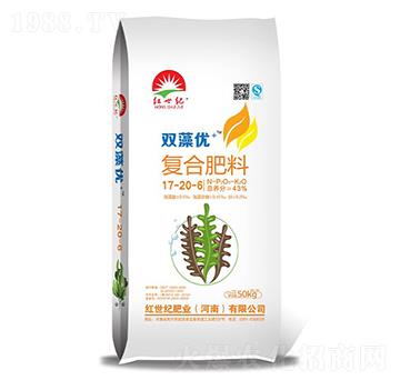 雙藻優(yōu)+復(fù)合肥料17-20-6-紅世紀